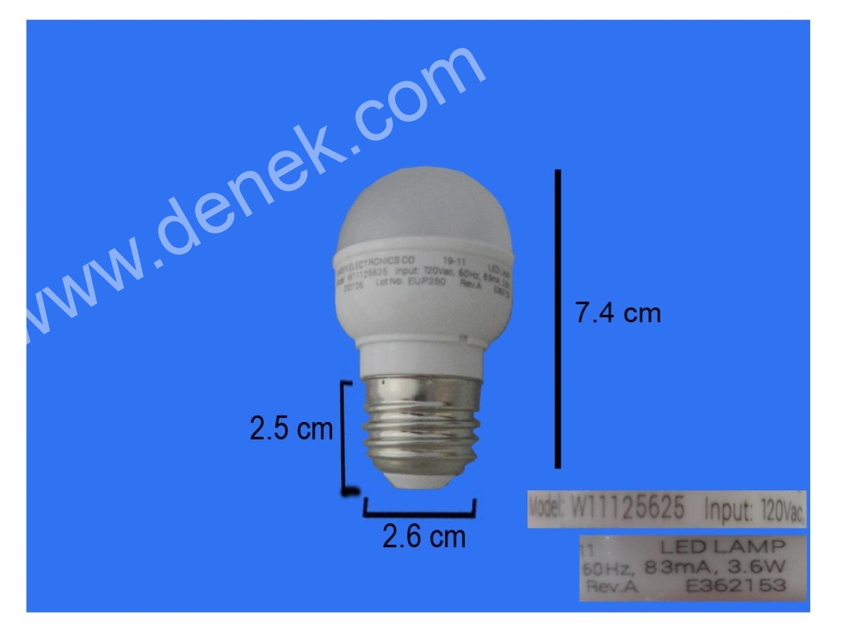 Light Bulb W10716219  Maytag Replacement Parts